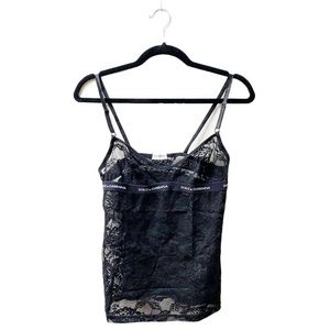 Dolce & Gabbana Black Lace Camisole 90s